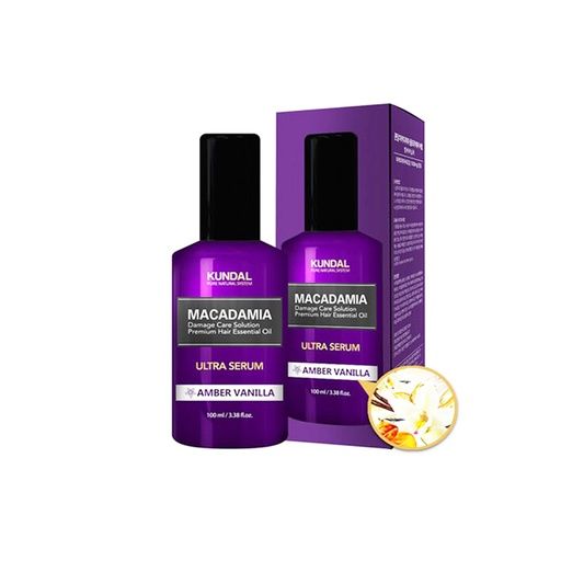 KUNDAL MACADAMIA ULTRA SERUM PERFUME - AMBER VAINILLA  100ML