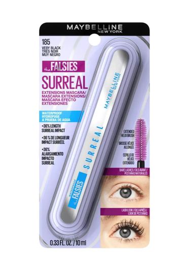 MAYBELLINE THE FALSIES SURREAL MASCARA #185 VERY BLACK