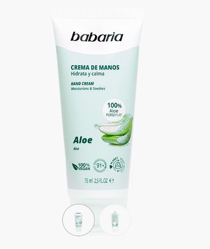BABARIA CREMA DE MANOS ALOE 75ML