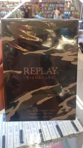 REPLAY SIGNATURE FOR MAN EDT 100ML