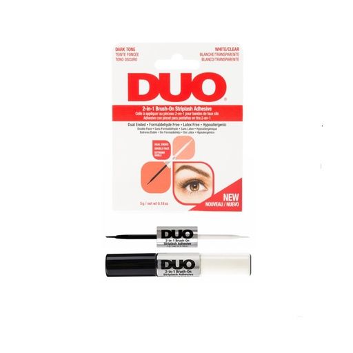 DUO 2-IN-1 BRUSH-ON PEGAMENTO - ROJO