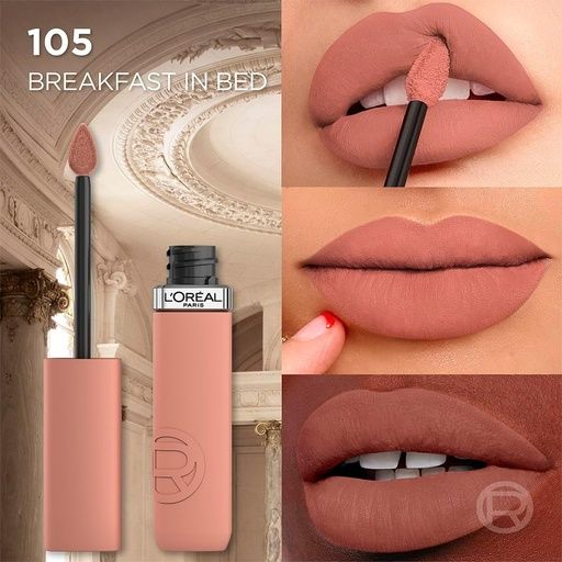 LOREAL INFALLIBLE LABIAL LE-MATTE 105 BREAKFAST