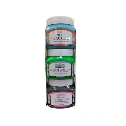 THE SPATHECARY 3 PACK EXFOLIATING SCRUB