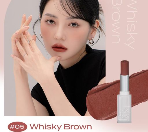 BOM CLOUD BLUR LIPSTICK #05 WHISKY BROWN