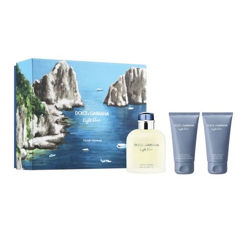 DOLCE &amp; GABBANA LIGHT BLUE POUR HOMME SET