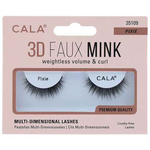 CALA 3D FAUX MINK PESTAÑA #35109 PIXIE