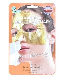 KOCOSTAR PREMIUM GOLD FOIL TRIPLE LAYERS MASK 25ml