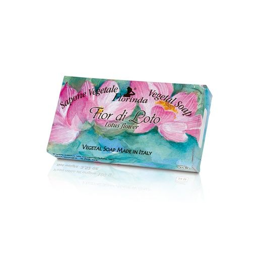 FLORINDA VEGETAL SOAP 100G LOTUS FLOWERS
