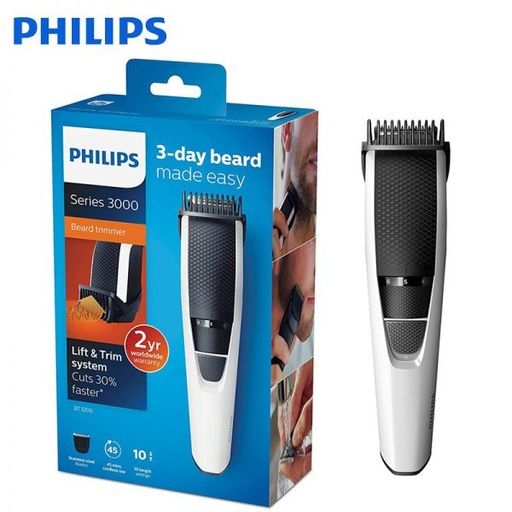 PHILIPS BEARD TRIMMER SERIES 3000 - BT3206