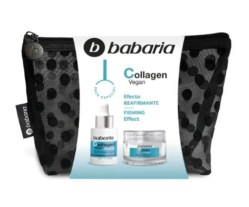 PACK ESPECIAL BABARIA COLLAGEN VEGTAN REAFIRMANTE 2PCS + NECESER
