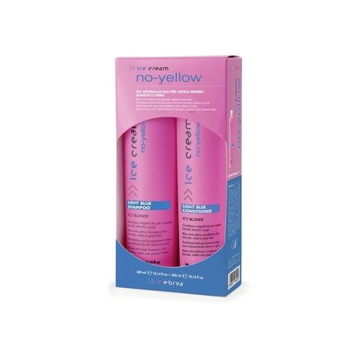 INEBRYA KIT NO-YELLOW LIGHT BLUE 2X300ML