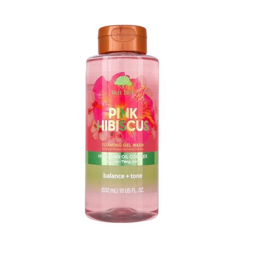 TREE HUT PINK HIBISCUS FOAMING GEL WASH 532ML