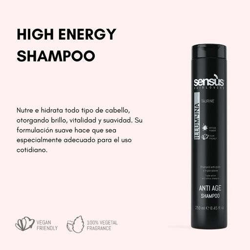 SENSUS ILLUMYNA HIGH ENERGY SHAMPOO 250ML