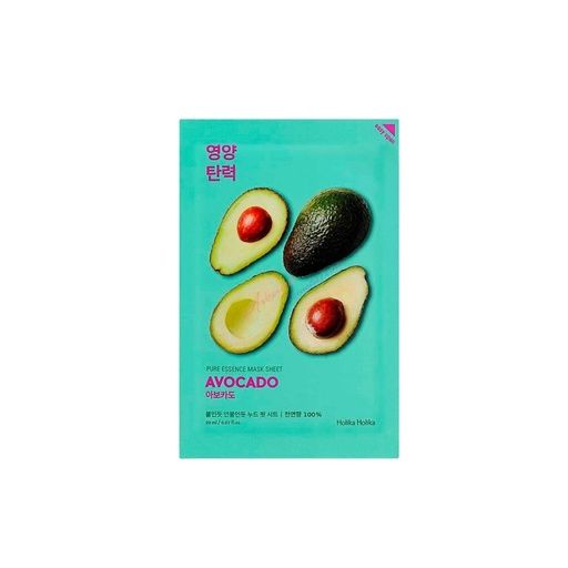 HOLIKA HOLIKA PURE ESSENCE MASK SHEET AVOCADO