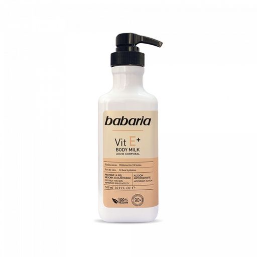 BABARIA VIT E+ BODY MILK 500ML