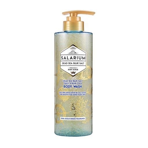 SALARIUM DEAD SEA BLUE SALT DAILY SCRUB COOL BODY WASH 500ML