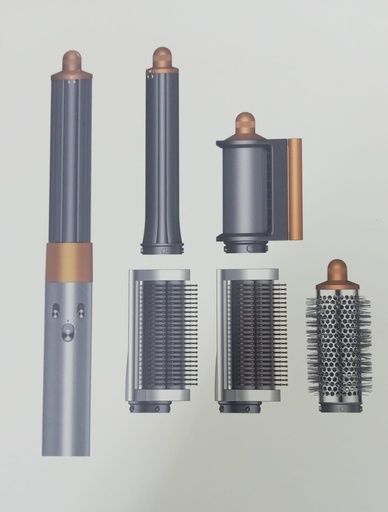 MULTI HAIR STYLER COMBO 6 EN 1 BLACK