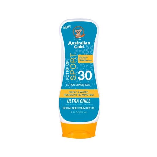 AUSTRALIAN GOLD SPF 30 LOTION SPORT ULTRA CHILL 237ML