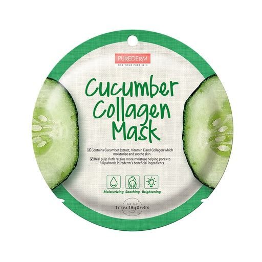 PUREDERM CUCUMBER COLLAGEN MASK - ADS806