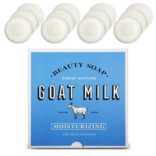 SHOWER MATE GOAT MILK MOISTURIZING 90GX12PC