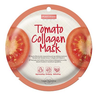 PUREDERM TOMATO COLLAGEN MASK - ADS812