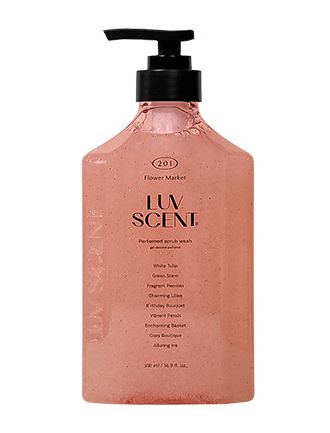 LUV SCENT PERFUMED SCRUB WASH #201 FLOWER MARK