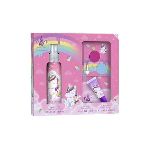 EAU MY UNICORN SET EDT + LIP GLOSS + EYE SHADOW 