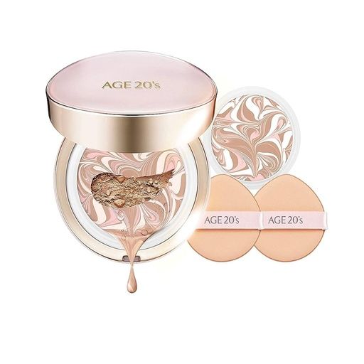 306505 AGE 20'S SIGNATURE ESSENCE COVER PACT #23 MEDIUM BEIGE SPF50+