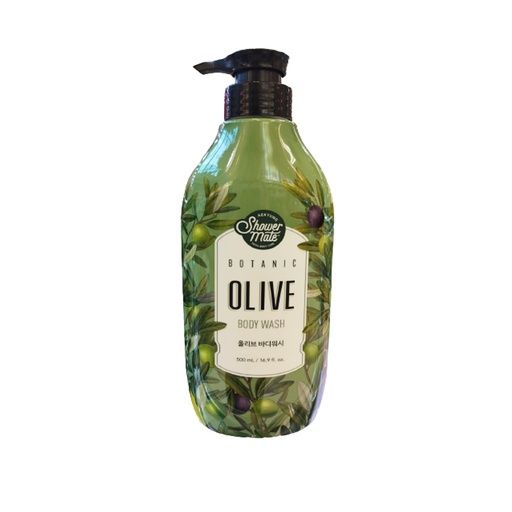 SHOWER MATE BOTANIC OLIVE BODY WASH 500ML