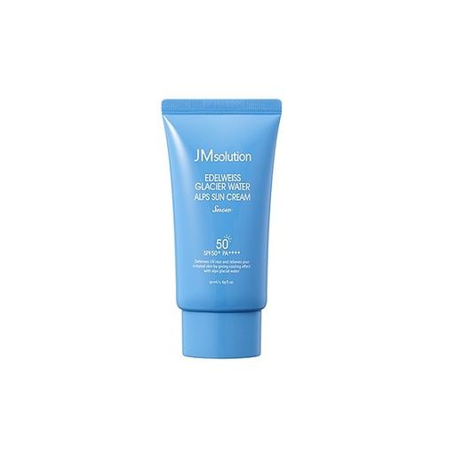 JMSOLUTION EDELWEISS GLACIER WATER ALPS SUN CREAM SPF50+ 50ML