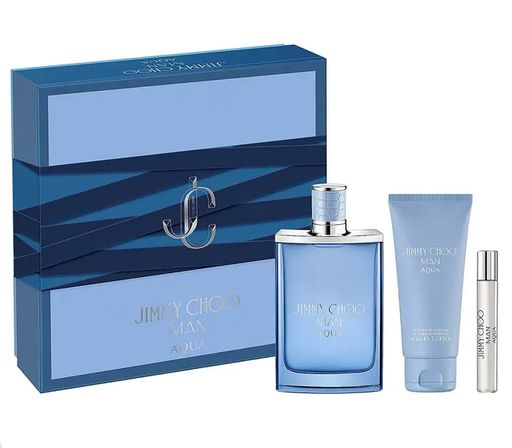 JIMMY CHOO MAN AQUA SET EDT 100ML+7,5ML+SG100ML