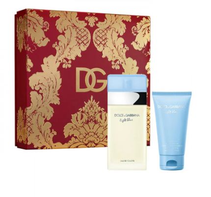 DOLCE&amp;GABBANA LIGHT BLUE SET EDT100ML+BC50ML