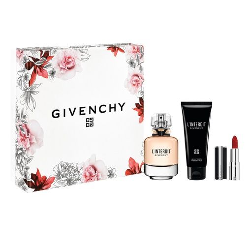 GIVENCHY L'INDERDIT EDP GIFT SET 50ML+75ML+MIN LRI