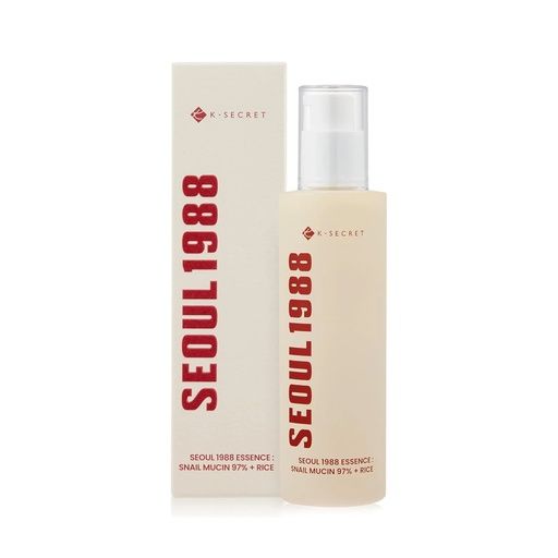 K-SECRET SEOUL 1988 ESSENCE SNAIL MUCIN 97% + RICE 100ML