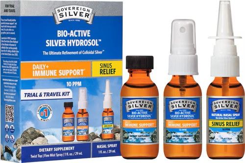 Bio-Active Silver Hydrosol Travel Kit