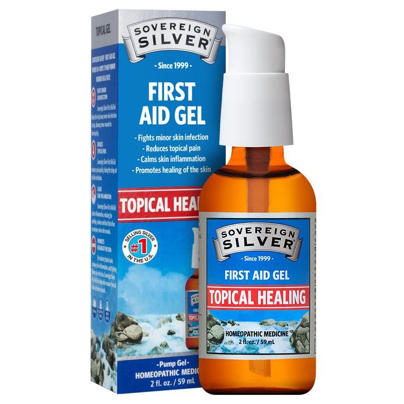 Sovereign Silver First Aid Gel - Pump, Size: 2 oz