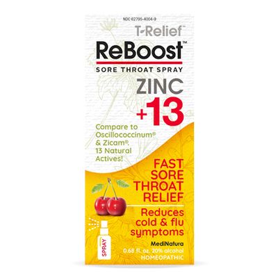 T-Relief ReBoost Zinc Sore Throat Spray