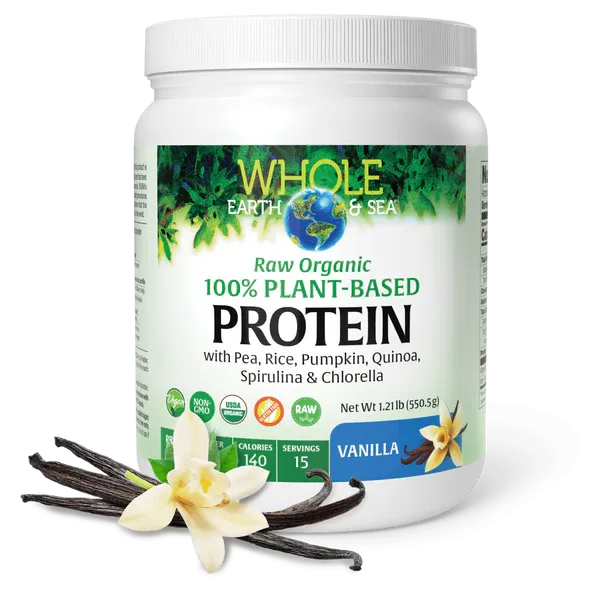 Whole Earth 100% Plant-Based Protein, Flavor: Vanilla