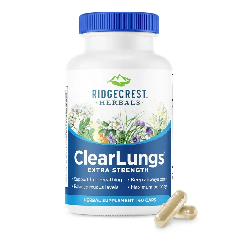 ClearLungs Extra Strength, Size: 60 Capsules