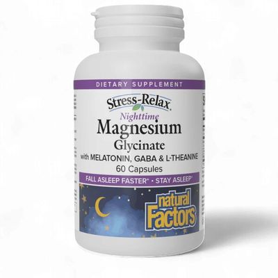 Magnesium Glycinate  Nighttime (w Melatonin, GABA, L-Theanine)