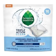 Triple Action  Dish Washer Detergent Packs