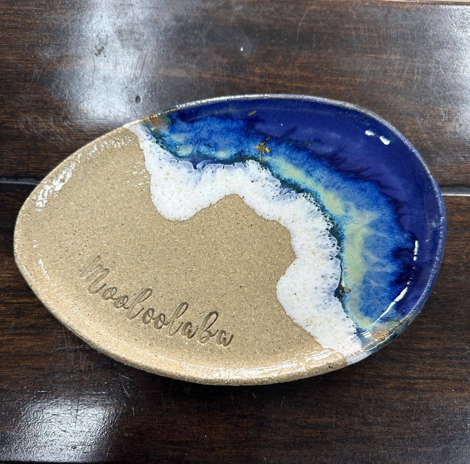 Nicola Fleming Pottery - Mooloolaba Waves Plate