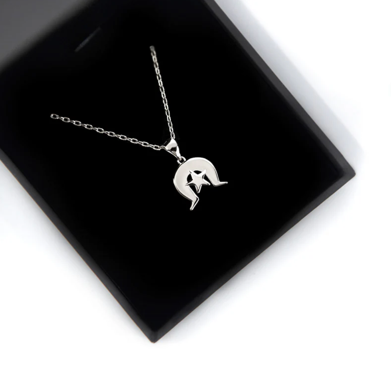 Silver Dhari Pendant (40-45cm)