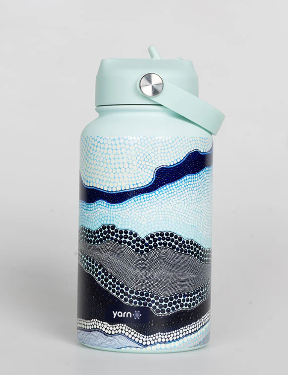 Yarn 1ltr Insulated Drink Bottle - Garra-Goon (Ocean)