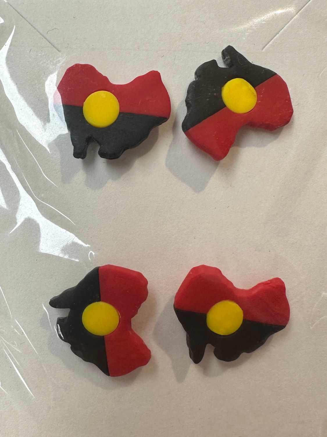 Aboriginal Flag Earrings