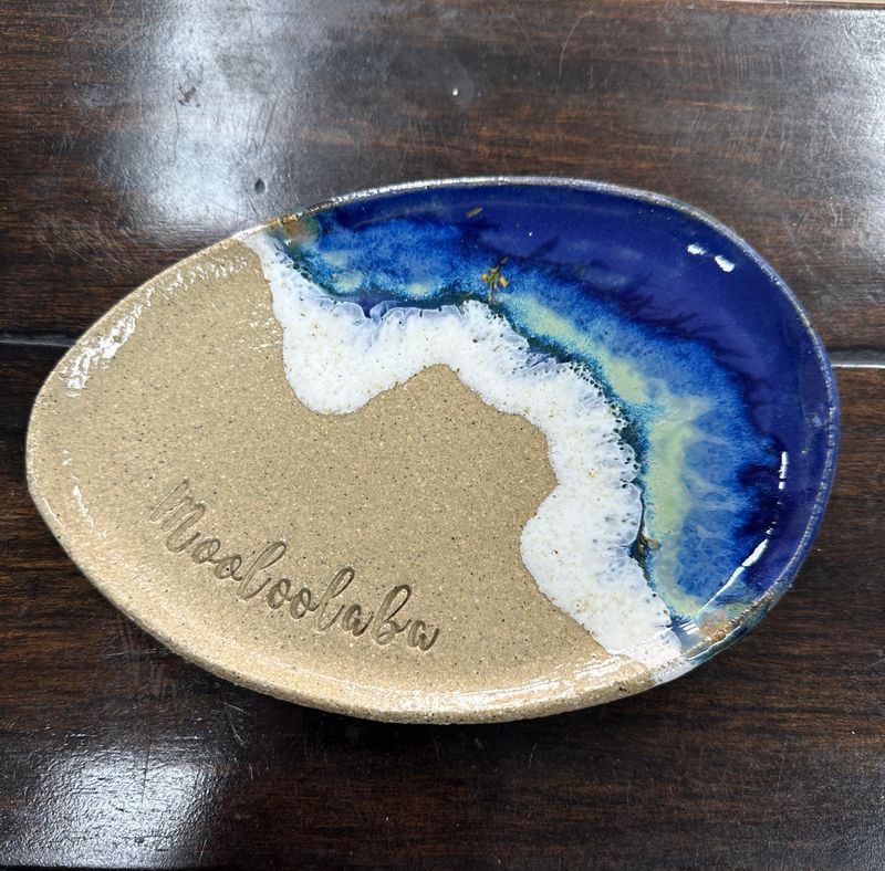 Nicola Fleming Pottery - Mooloolaba Waves Plate