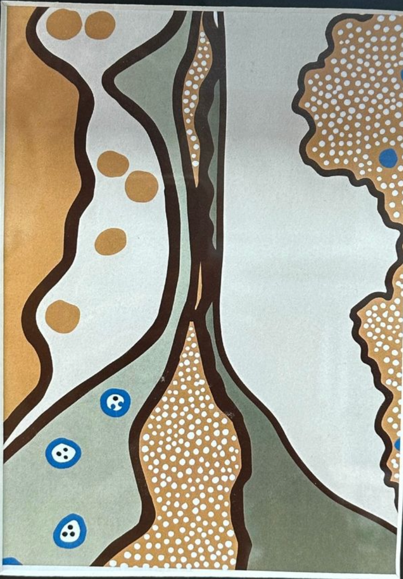 Large Maroochy Sandbanks Framed Artwork - Murra Wolka
