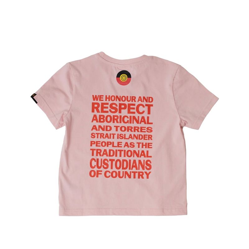 KIDS. Clothing the Gap - Honour Country. Pink