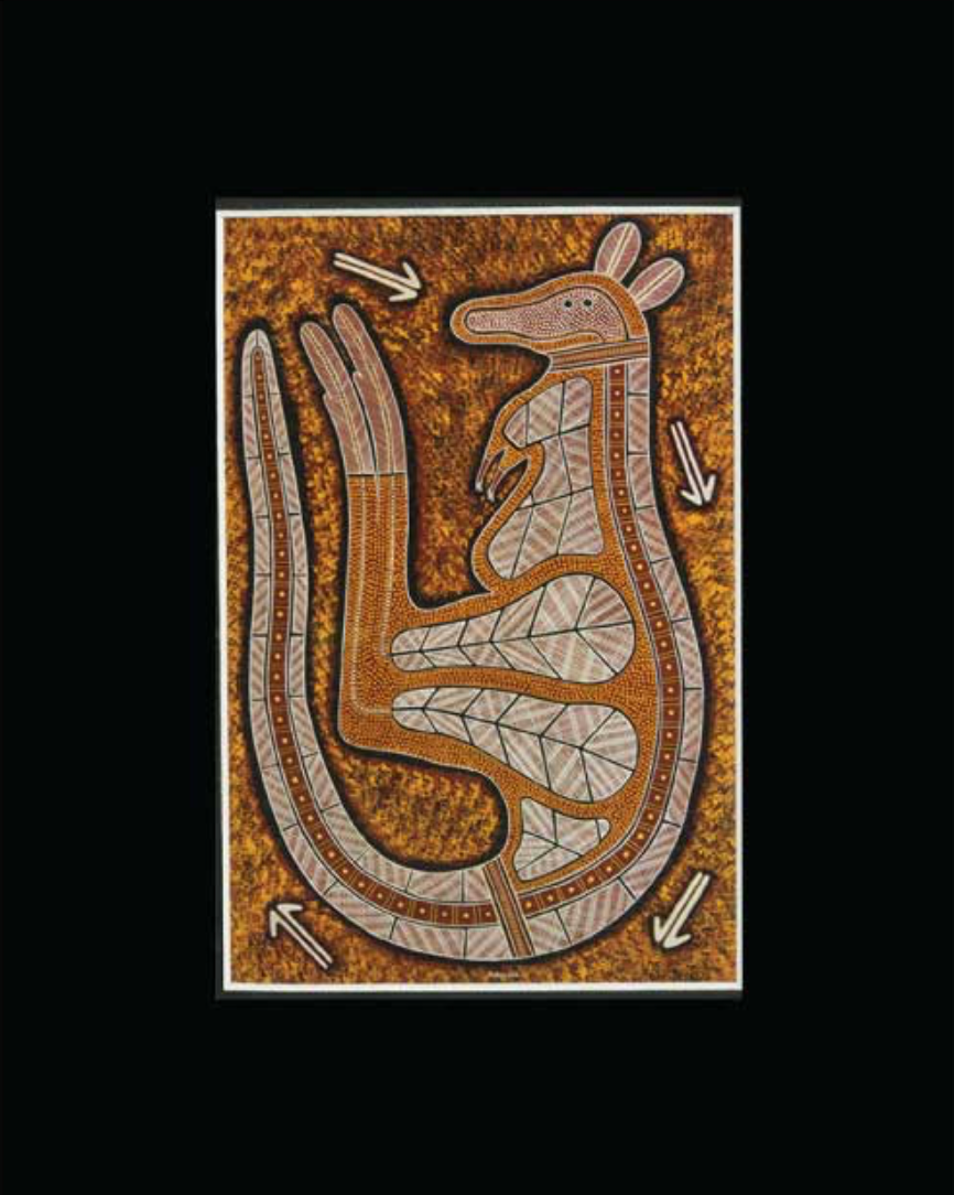 Small Roo Standing Print Murra Wolka