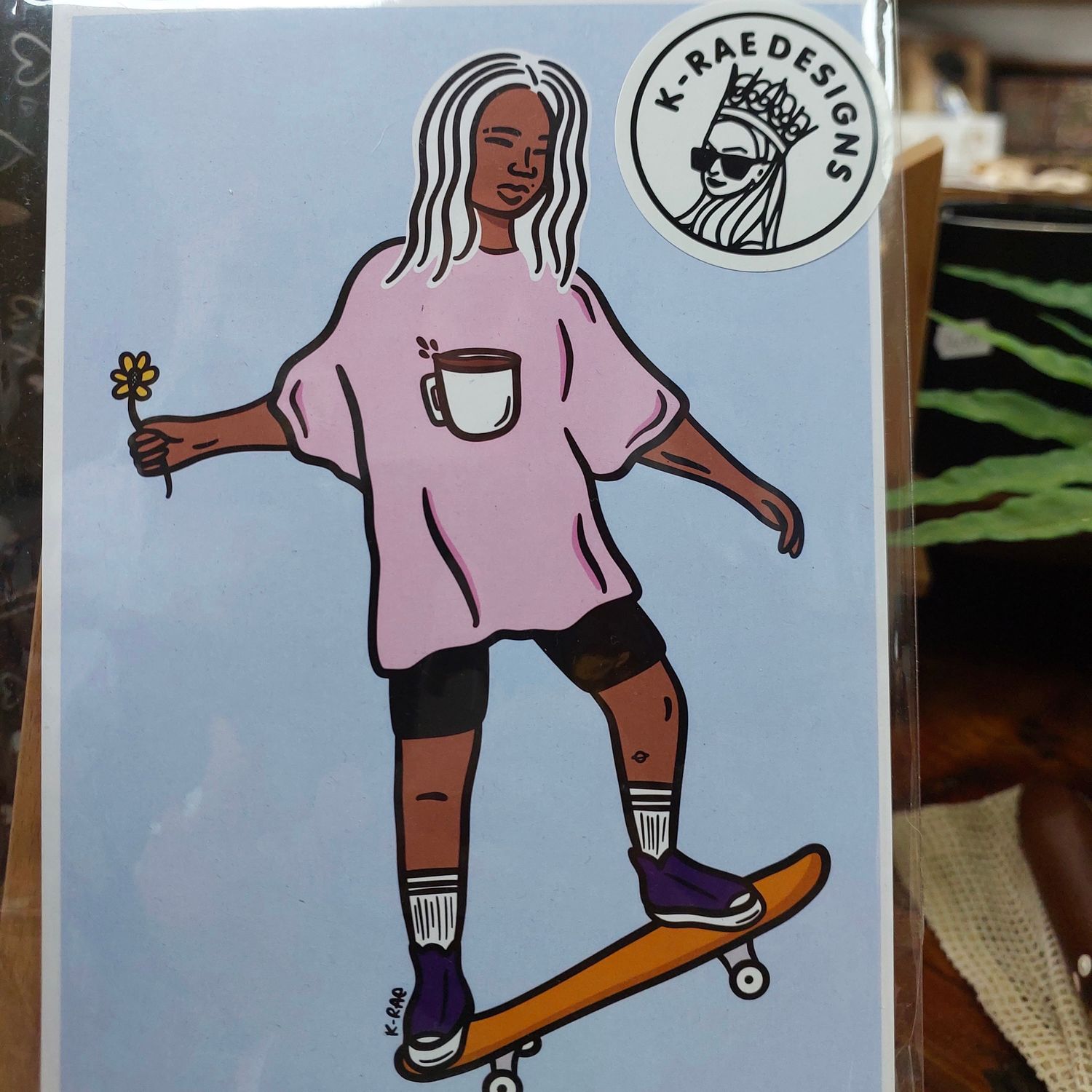 Kesha Sk8ter Gurl A5 Print
